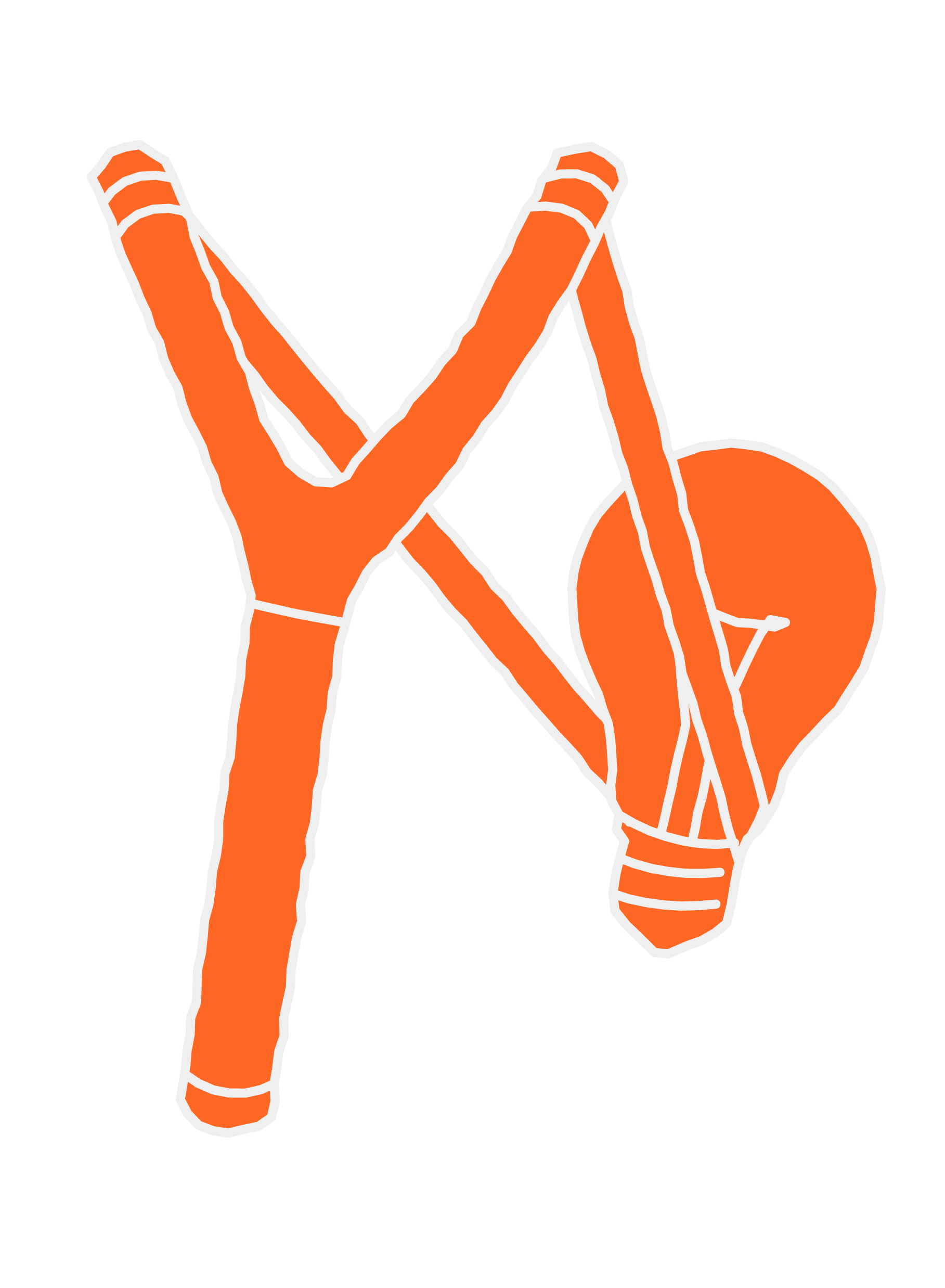 Icon of a slingshot shooting a lightbulb